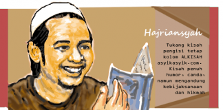 KETIKA NASRUDDIN MENCARI SESEORANG YANG KERAS KEPALA DI ARUS SUNGAI