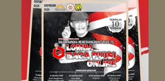 LOMBA BACA PUISI ONLINE #17ANBANARANMEDIA DIPERPANJANG HINGGA 25 AGUSTUS