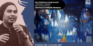 PAMERAN TUNGGAL KARYA LUKIS “DUNIA SPIRITUALITAS” HAJRIANSYAH