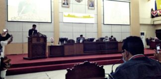 DPRD SETUJUI RAPERDA PERUBAHAN PEMBENTUKAN SUSUNAN PERANGKAT DAERAH