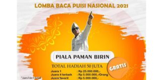 INILAH PARA JURI LOMBA VIDEO BACA PUISI NASIONAL PIALA PAMAN BIRIN