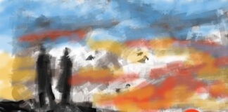 DI ANTARA SENJA, GANJA, DAN DEBURAN OMBAK