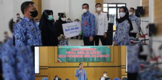 RAKOR 121 KEPSEK DAN PENYERAHAN SANTUNAN BPJS