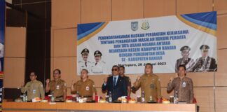 KEJARI DAN PEMDES LAKUKAN MOU UNTUK PENDAMPINGAN