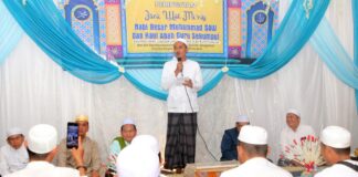 SAIDI MANSYUR RESMIKAN MUSHOLA BAITURRAHMAN YANG TELAH SELESAI DIRENOVASI