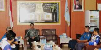 BAHAS LOMBA KETANGKASAN PEMADAM, DPKP BANJAR BERTEMU SAIDI MANSYUR