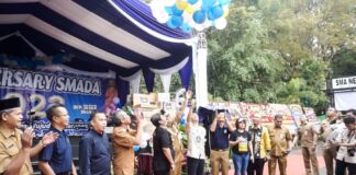 WAWALI BANJARBARU DAN PAMAN BIRIN HADIRI HUT SMADA