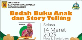 HADIRKAN PENDONGENG NASIONAL, DARPUSDA BANJARBARU KOLABORASI DENGAN DISPERSIP KALSEL
