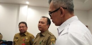 RAPAT TRAYEK TATA BATAS, PEMKAB BANJAR UPAYAKAN BENDUNGAN RIAM KIWA DI 2 DESA