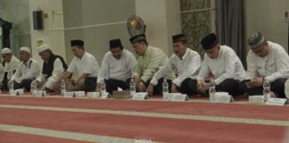 HARJAD KE-24, PEMKOT GELAR SHALAT HAJAT DI MASJID AGUNG AL-MUNAWWARAH