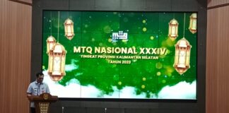 ADITYA MELUNCURKAN EVENT MTQ XXXIV BANJARBARU