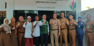 SANTIKA EDU TOWN; ADITYA APRESIASI PERESMIAN GALERI RUMAH LIMBAH BONKLA BORNEO