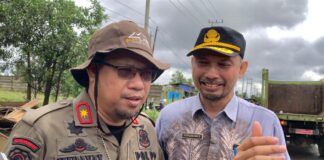 ROBOHKAN BANGUNAN LIAR, DISPERKIM DAN SATPOL PP BANJARBARU JELASKAN PERKARANYA