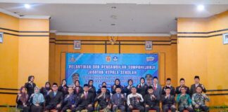 12 KEPALA SEKOLAH DILANTIK SEKDA BANJARBARU, BEGINI PESANNYA