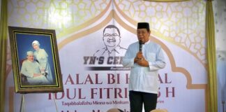 HADIRI HALALBIHALAL YN’S CENTER, PAMAN BIRIN AJAK DOAKAN PALESTINA