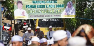 WARUNG DAN BBM GRATIS PAMAN BIRIN DAN ACIL ODAH UNTUK JAMAAH HAUL KALAMPAYAN