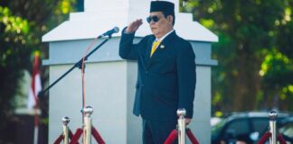 PAMAN BIRIN PIMPIN UPACARA HARI KESAKTIAN PANCASILA