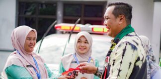 GILIRAN PUSKESMAS SUNGAI ULIN MENDAPAT JATAH 2 UNIT AMBULANS