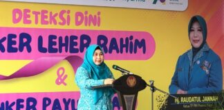 ACIL ODAH APRESIASI KEGIATAN DETEKSI DINI LEHER RAHIM DAN KANKER PAYUDARA