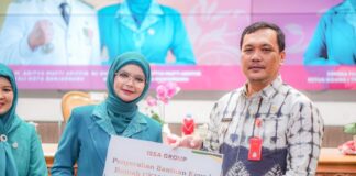 PERKUAT EKONOMI LOKAT, ADITYA-VIVI INISIATIF BERI BANTUAN RP24 JUTA KE UMKM