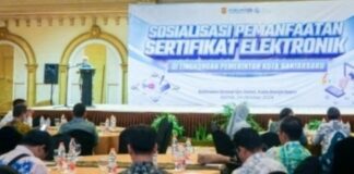 OPTIMALKAN SERTIFIKAT ELEKTRONIK, DISKOMINFO BANJARBARU GELAR SOSIALISASI