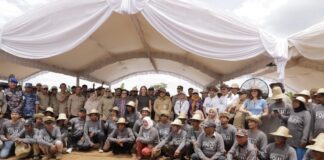 MENTERI LHK LAKSANAKAN PENANAMAN POHON BERSAMA DUBES NORWEGIA DI KARANG INTAN