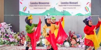 LOMBA MENARI PAUD/TK MERIAHKAN FESTIVAL LITERASI #4 DARPUSDA BANJARBARU