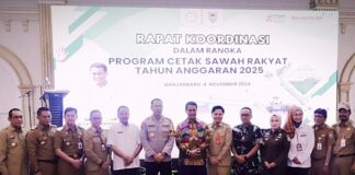 KALSEL DUKUNG PROGRAM SWASEMBADA PANGAN PRABOWO: CETAK SAWAH RAKYAT