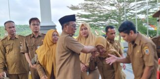 AKHIRNYA PAMAN BIRIN MUNCUL, DISAMBUT HARU PEGAWAI PEMPROV: “SELAMA INI SAYA DI BANUA”