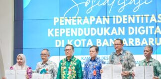 BANJARBARU SOSIALISASIKAN IDENTITAS KEPENDUDUKAN DIGITAL
