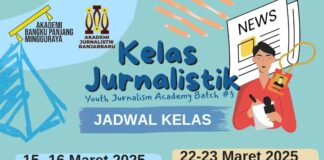 KELAS JURNALISTIK DIMULAI PEKAN DEPAN, SELAMAT BERGABUNG DI YOUTH JOURNALISM ACADEMY#3