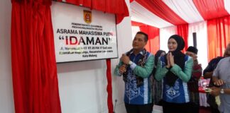 ADITYA RESMIKAN ASRAMA MAHASISWA KEDUA DI KOTA MALANG