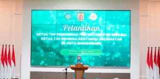 SAH! TP PKK KECAMATAN SE-BANJARBARU RESMI DILANTIK JADI PEMBINA POSYANDU
