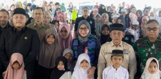 SEBANYAK 435 ANAK YATIM/PIATU DAPAT BANTUAN, LISA: TETAP SEMANGAT CAPAI CITA-CITA