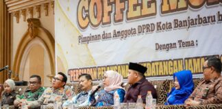 COFFEE MORNING; PERSIAPAN FORKOPIMDA BANJARBARU SAMBUT JAMAAH SEKUMPUL DAN PERGANTIAN TAHUN